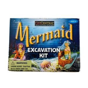 GeoCentral Mermaid Excavation / Dig Kit - New